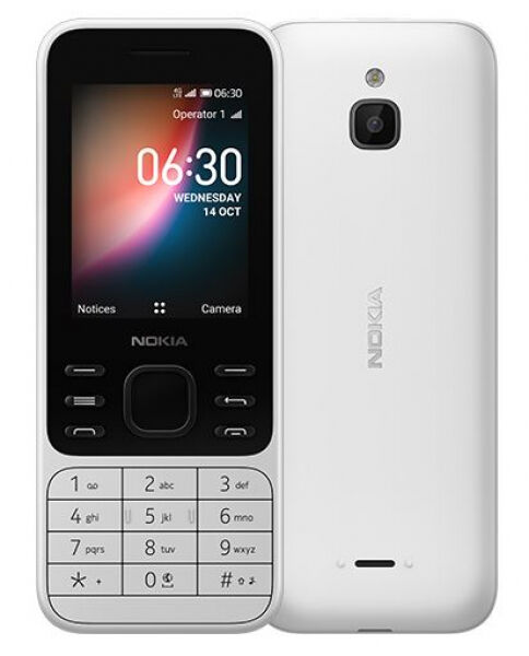 Nokia 6300 4G - 2.4 Zoll - Weiss