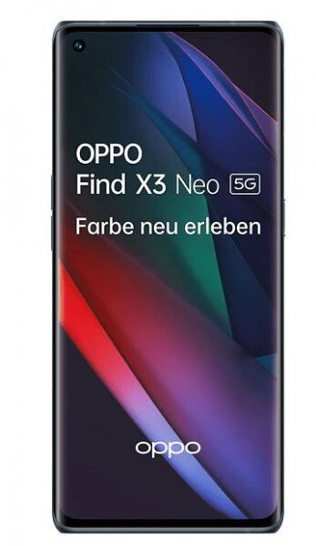 Oppo Find X3 Neo 5G - 6.55 Zoll / 256GB - Schwarz