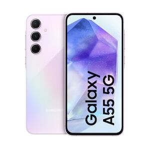 Samsung GALAXY A55 5G A556B Dual-SIM 128GB Lilac Android 14.0 Smartphone