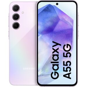 Samsung GALAXY A55 5G A556B Dual-SIM 128GB Lilac Android 14.0 Smartphone