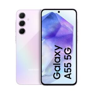 Samsung GALAXY A55 5G A556B Dual-SIM 256GB Lilac Android 14.0 Smartphone