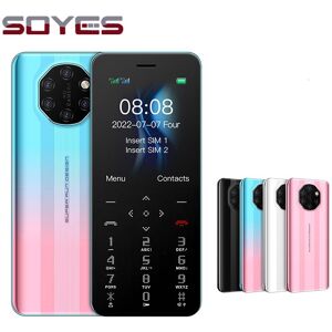 Soyes S10w Mini Moblie Kleines Mobiltelefon 1,77 Zoll Display 1000 Mah Dual-Sim-Karte Mit Rückkamera Mp3 Fm Taschenlampe 2g Mobiltelefon