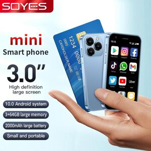 Soyes Xs16 Mini 4g Smartphone Dual Sim 3,0 Zoll 3 Gb Ram 64 Gb Rom Android 10.0 Mobiltelefon