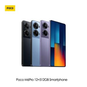 Globale Version Poco M6 Pro 12+512 Gb Helio G99 Ultra Chip Smartphone