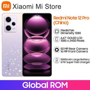 Global Rom Xiaomi Redmi Note 12 Pro 5g Smartphone 5000 Mah Akku Mtk Dimensity 1080 Octa Core 50 Mp Kamera 67 W Schnellladegerät