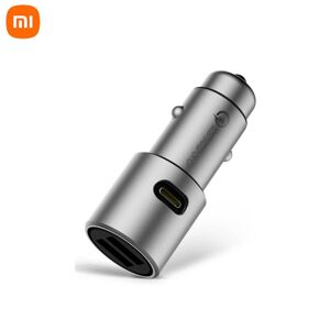 Original Xiaomi Mi Autoladegerät Qc3.0 X2 Dual Usb Schnellladung Max 5v/3a 9v/2a 15v/1,5a Metallstil Schnellladung