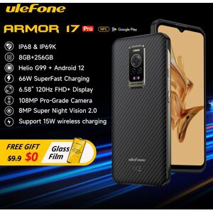 Ulefone Armor 17 Pro Robustes Telefon 120 Hz 108 Mp Android 12 Nachtsicht Helio G99 8 Gb 256 Gb Mobiltelefone Nfc Smartphone Global