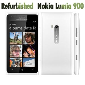 Überholtes Nokia Lumia 900 3g Gsm Wifi Gps 8mp 16gb Rom Mobiltelefon