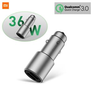 Xiaomi 36w Mi Autoladegerät Qc3.0 X2 Dual Usb Schnellladung Max 5v/3a 9v/2a 15v/1,5a Metallstil