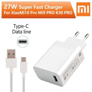 Xiaomi Original Schnellladegerät 27w Qc 4.0 Turbo Schnellladeadapter Usb Typ-C Für Xiaomi Mi 10 Pro Mi 9 Pro Redmi Note8 Note 7 K20 K30 Pro Mix3 Max3