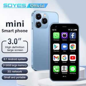 Soyes Xs15 Mini-Smartphone, 3,0-Zoll-Display, 2 Gb Ram, 16 Gb Rom, Unterstützt Bluetooth, Wlan, Android 8.1-Mobiltelefon