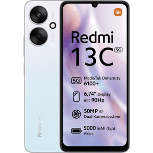 Xiaomi XIA Redmi 13C 5G 128 GB starry silver mit Allnet Flat S mit GB+