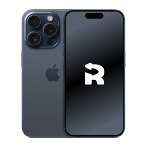 Apple Refurbished iPhone 15 Pro 128GB Titan Blau B-grade