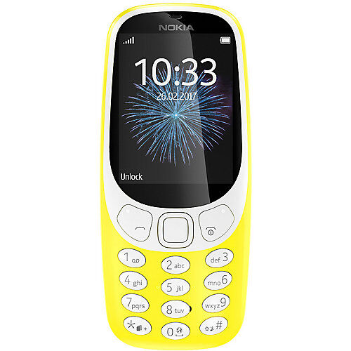 Nokia 3310 Retro Dual-SIM, gelb