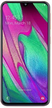 Samsung Wie neu: Samsung Galaxy A40   koralle   Dual-SIM