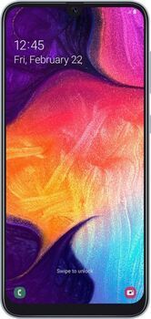 Samsung Wie neu: Samsung Galaxy A50   4 GB   128 GB   weiß   Single-SIM