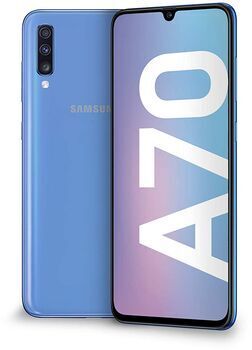 Samsung Wie neu: Samsung Galaxy A70   blau   Dual-SIM