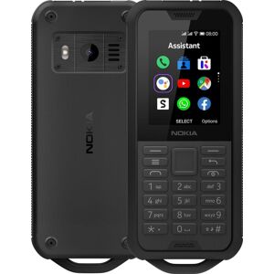 Nokia 800 Tough - Dual Sim - 4GB - Sort