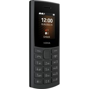 Nokia 105 4G (2023) Dual-SIM - grundlæggende mobiltelefon, sort