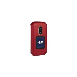 DORO 6060 - Funktionstelefon - dual-SIM - microSD slot - 320 x 240 pixels - rear camera 3 MP - rød