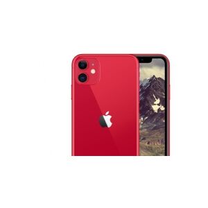 Apple iPhone 11 - 4G smartphone - dual-SIM - 256 GB - LCD-skærm - 6.1 - 1792 x 828 pixels - 2x bagkameraer 12 MP, 12 MP - front camera 12 MP - Rød