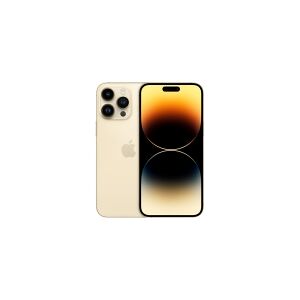 Apple iPhone 14 Pro Max - 5G smartphone - dual-SIM / Intern hukommelse 1 TB - OLED-skærm - 6.7 - 2796 x 1290 pixels (120 Hz) - 3x bagkamera 48 MP, 12 MP, 12 MP - front camera 12 MP - guld