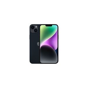 Apple iPhone 14 Plus - 5G smartphone - dual-SIM / Intern hukommelse 256 GB - OLED-skærm - 6.7 - 2778 x 1284 pixels - 2x bagkameraer 12 MP, 12 MP - front camera 12 MP - midnat