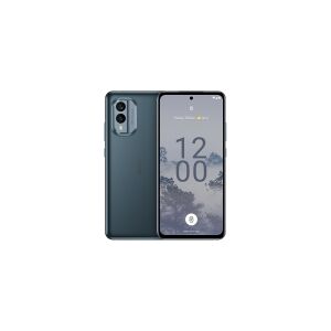 Nokia X30 5G - 5G smartphone - dual-SIM - RAM 6 GB / Intern hukommelse 128 GB - OLED-skærm - 6.43 - 2400 x 1080 pixels (90 Hz) - 2x bagkameraer 50 MP, 13 MP - front camera 16 MP - skyblå