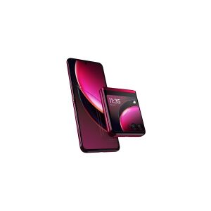 Motorola RAZR 40 Ultra - 5G smartphone - dual-SIM - RAM 8 GB / Intern hukommelse 256 GB - pOLED display - 6.9 - 2640 x 1080 pixels (165 Hz) - 2x bagkameraer 12 MP, 13 MP - front camera 32 MP - viva magenta