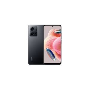 Xiaomi Redmi Note 12 - 4G smartphone - dual-SIM - RAM 8 GB / Intern hukommelse 256 GB - microSD slot - OLED-skærm - 6.67 - 2400 x 1080 pixels (120 Hz) - 3x bagkamera 50 MP, 8 MP, 2 MP - front camera 13 MP - onyxgrå