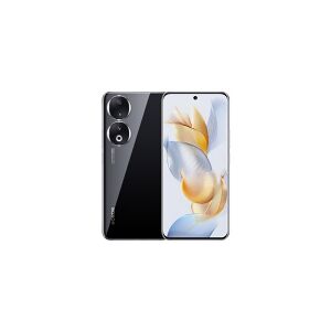 Honor Device Honor 90 - 5G smartphone - dual-SIM - RAM 12 GB / Intern hukommelse 512 GB - OLED-skærm - 6.7 - 2664 x 1200 pixels (120 Hz) - 3x bagkamera 200 MP, 12 MP, 2 MP - front camera 50 MP - midnat sort