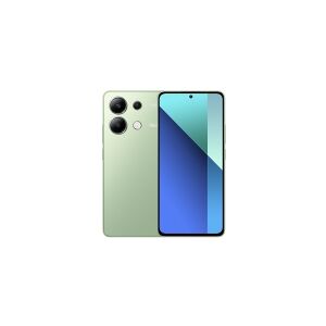 Xiaomi Redmi Note 13 - 4G smartphone - dual-SIM - RAM 8 GB / Intern hukommelse 256 GB - microSD slot - OLED-skærm - 6.67 - 2400 x 1080 pixels (120 Hz) - 3x bagkamera 108 MP, 8 MP, 2 MP - front camera 16 MP - myrtegrøn