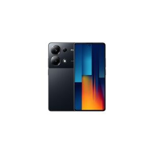 Xiaomi POCO M6 Pro - 4G smartphone - dual-SIM - RAM 12 GB / Intern hukommelse 512 GB - microSD slot - OLED-skærm - 6.67 - 2400 x 1080 pixels (120 Hz) - 3x bagkamera 64 MP, 8 MP, 2 MP - front camera 16 MP - sort