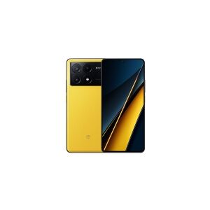 Xiaomi POCO X6 Pro - 5G smartphone - dual-SIM - RAM 12 GB / Intern hukommelse 512 GB - OLED-skærm - 6.67 - 2712 x 1220 pixels (120 Hz) - 3x bagkamera 64 MP, 8 MP, 2 MP - front camera 16 MP - gul