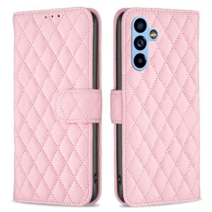 SKALO Samsung A54 5G BINFEN COLOR Quiltet Pung - Pink Pink