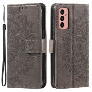 SKALO Samsung A14 4G/5G Mandala Flip Cover - Grå Grey