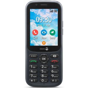 Doro 731x 4g -Basis Telefon Dual-Sim, Sort
