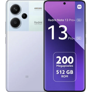 Teléfono Móvil Xiaomi Redmi Note 13 Pro+ 5G 12RAM 512GB Lila