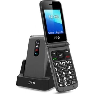 Spc 2326t teléfono móvil stella 2 para personas mayores/ negro