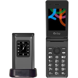 Qubo x_28bkc teléfono libre x-28 7 11 cm (2 8'') con cámara negro