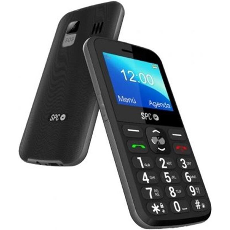 Telecom 2324n teléfono móvil spc fortune 2 para personas mayores/ negro