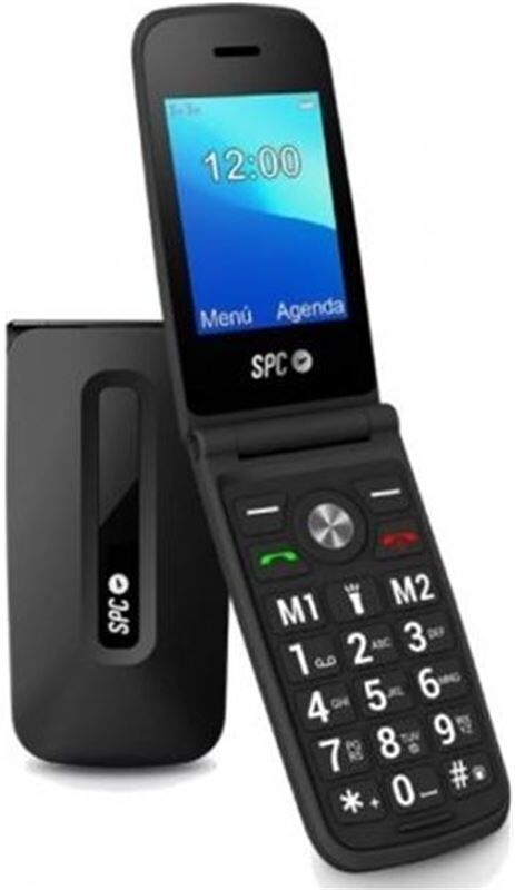 Telecom 2325n teléfono móvil spc titan para personas mayores/ negro