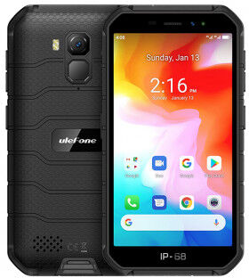 Ulefone Armor X7 IP68-puhelin - Musta