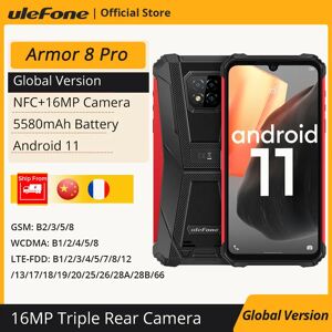 Ulefone-Smartphone Armor 8 Pro Android 11 Robuste  Telephone Portable Étanche  8 Go + 128 Go