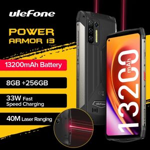 Ulefone-Smartphone Power Armor 13  telephone robuste  13200mAh  256 Go  Android 12  etanche  6.81