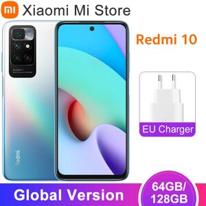 Xiaomi Smartphone Redmi 10  64 Go  2022 Go  MediaTek Helio G88  Octa Core  50MP Quad Camera  90Hz