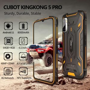 Cubot KingKong 5 Pro Telephone Portable Incassable robuste IP68/IP69K Antichoc Étanche Smartphone