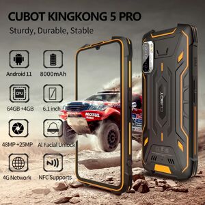 Cubot KingKong 5 Pro Téléphone Portable Incassable robuste IP68/IP69K Antichoc Étanche Smartphone