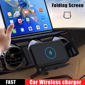 NESSING Chargeur sans fil de voiture à serrage automatique pour Samsung Galaxy Z Fold5 4 Fold 3 5G Fold2 s23