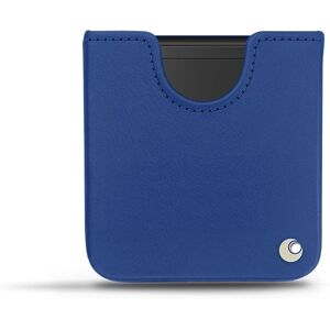 Noreve Pochette cuir Samsung Galaxy Z Flip Perpétuelle Bleu océan